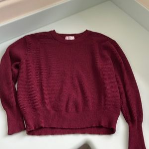 Woman’s maroon sweater sz small from Nordstrom